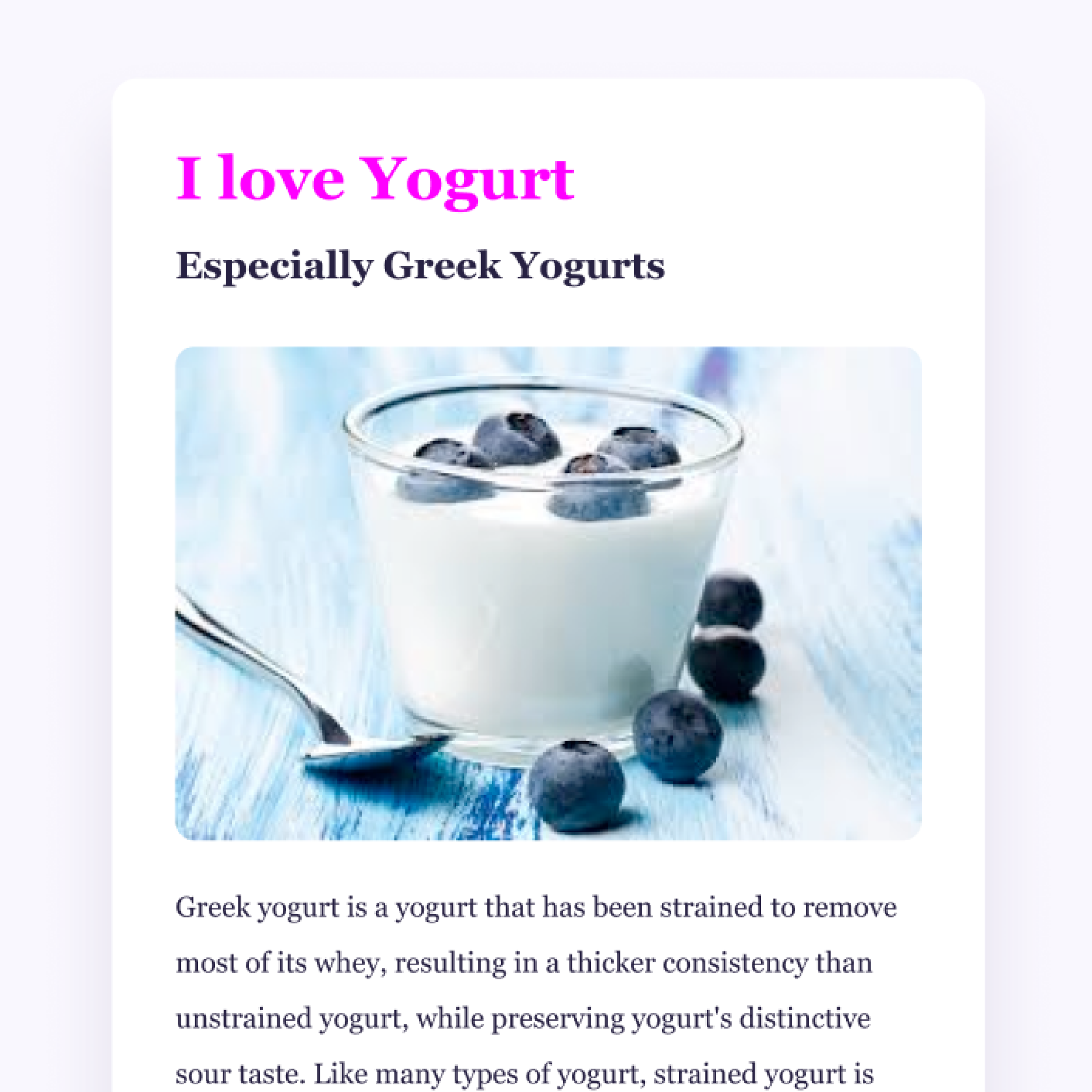 yogurt project preview